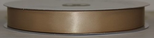7/8" Tan Satin Ribbon
