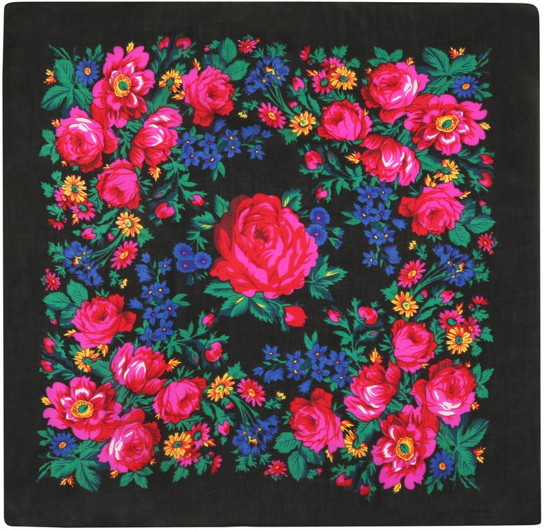 Scarves Floral (30x30)