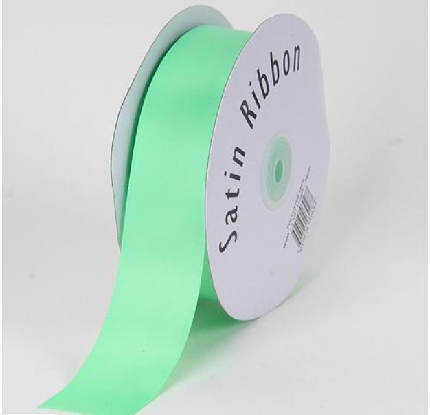 3/8" Mint Satin Ribbon