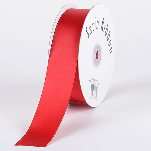 1 1/2" Red Satin Ribbon