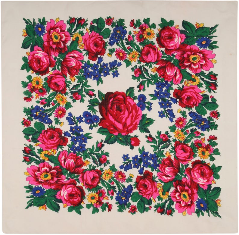 Scarves Floral (30"x30")