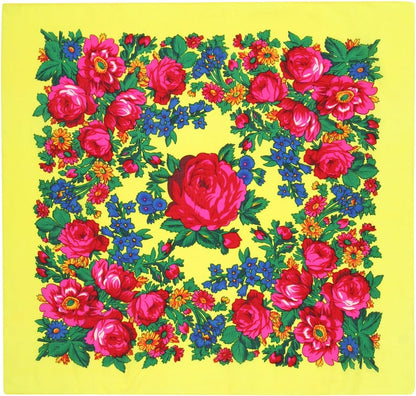 Scarves Floral XLarge  (44"x44")