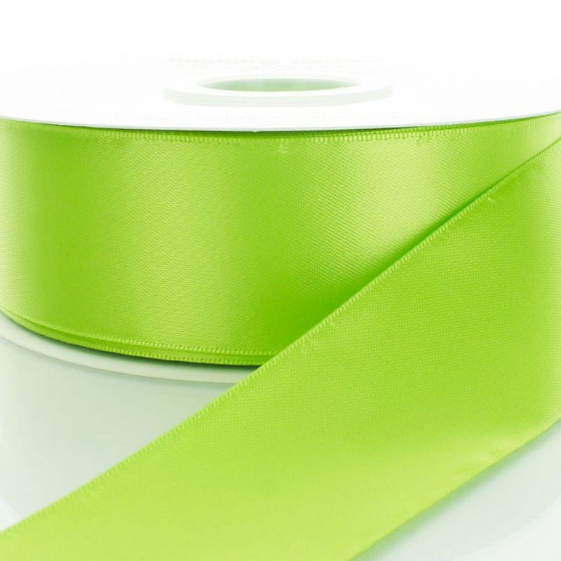 1 1/2" Apple Green Satin Ribbon
