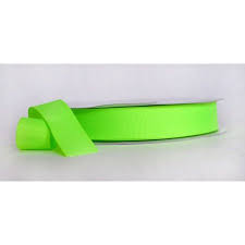 1 1/2" Neon Green Satin Ribbon